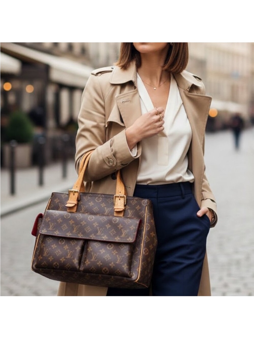 LOUIS VUITTON shoulder bag cite Authentic